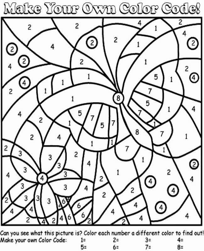 Color by Numbers Printable Coloring Book for Adults & Teens 