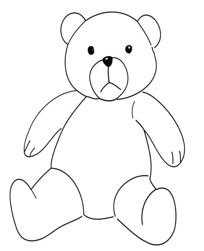 Bear coloring page free and online coloring