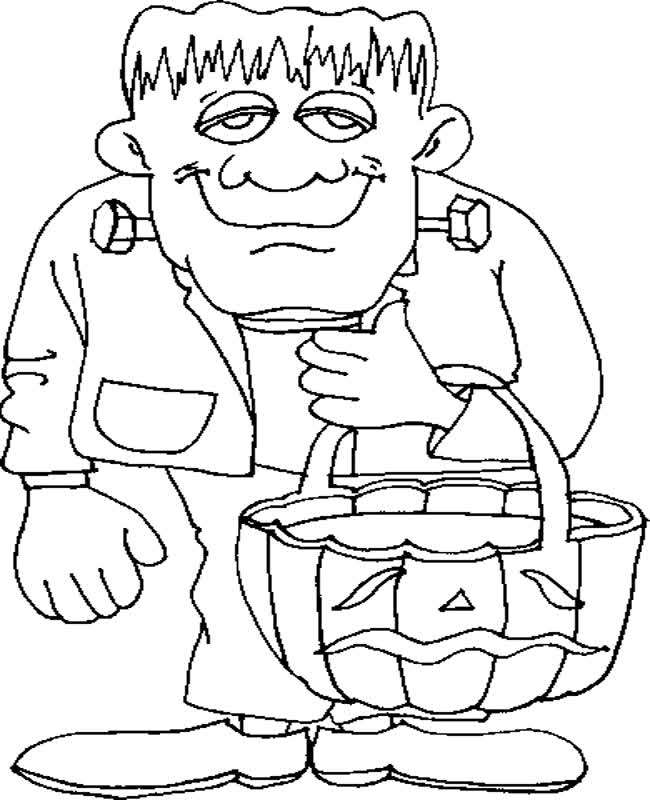 Halloween coloring page free and online coloring