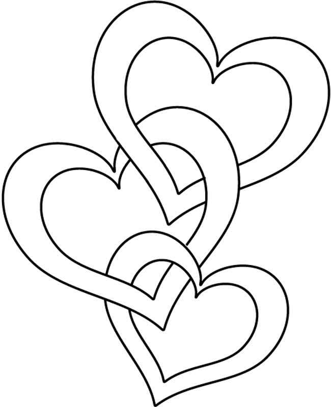 Valentine's Day coloring page free and online coloring