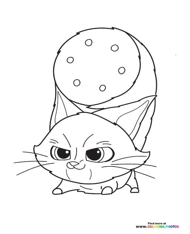DC League of Super-Pets Coloring page free and online coloring