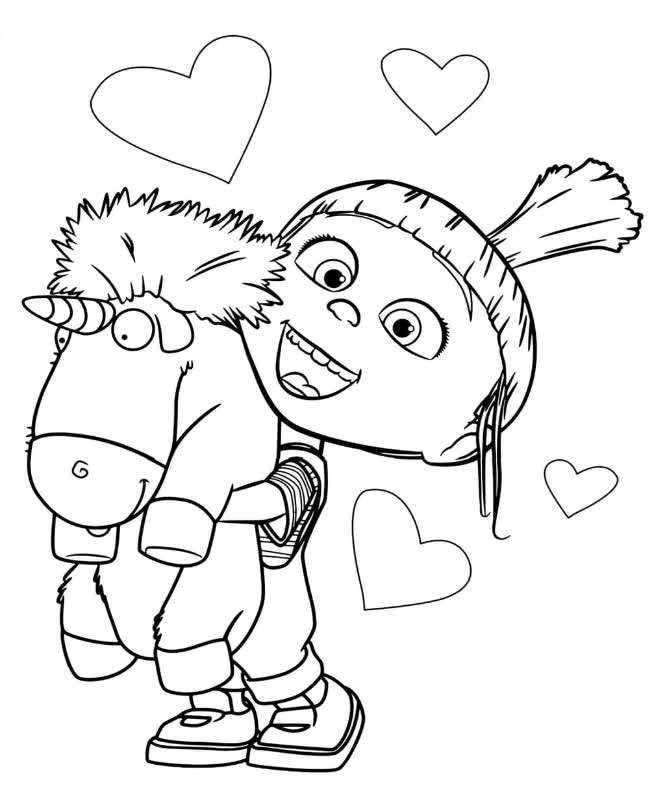 Despicable me Coloring Pages free and online coloring