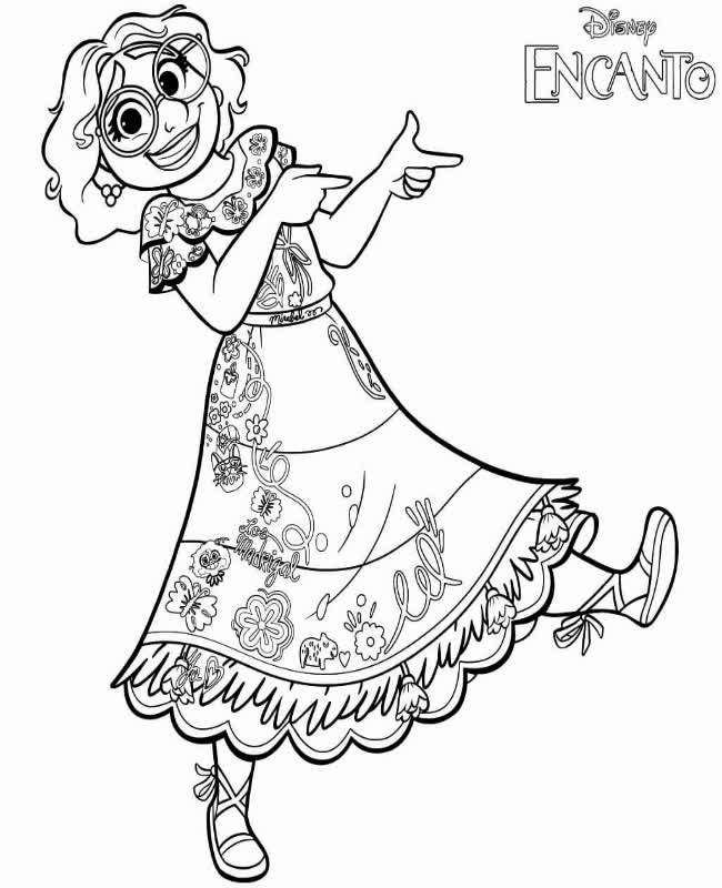 Encanto Coloring page free and online coloring