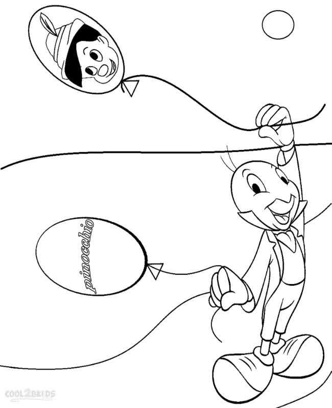 Pinocchio Coloring page free and online coloring 11