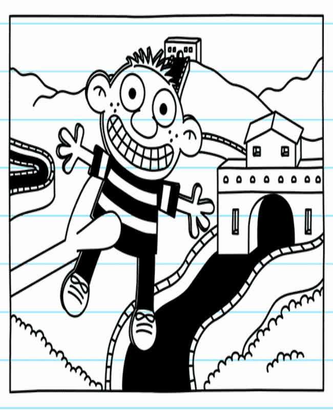 Diary Of A Wimpy Kid Rodrick Rules Coloring Pages free and online coloring