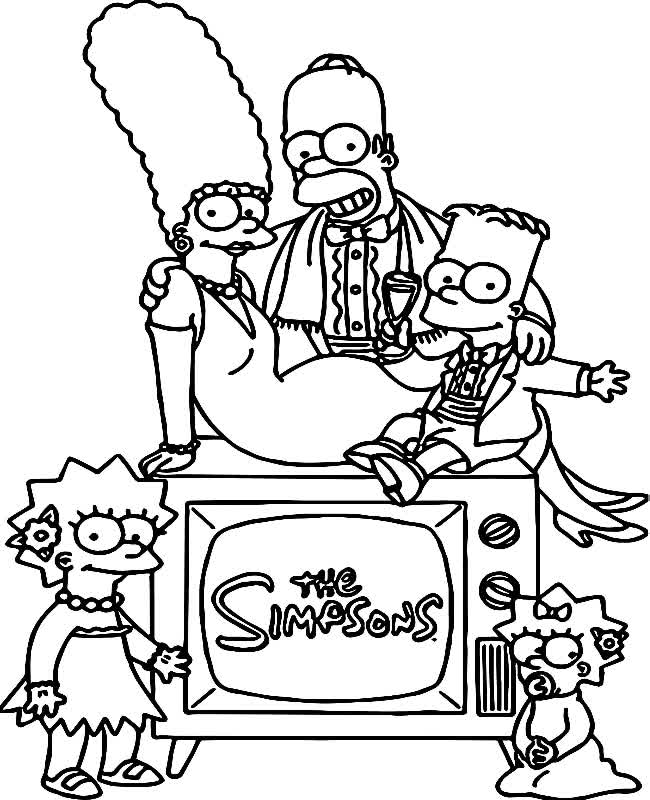 Tv-Show coloring page free and online coloring 4
