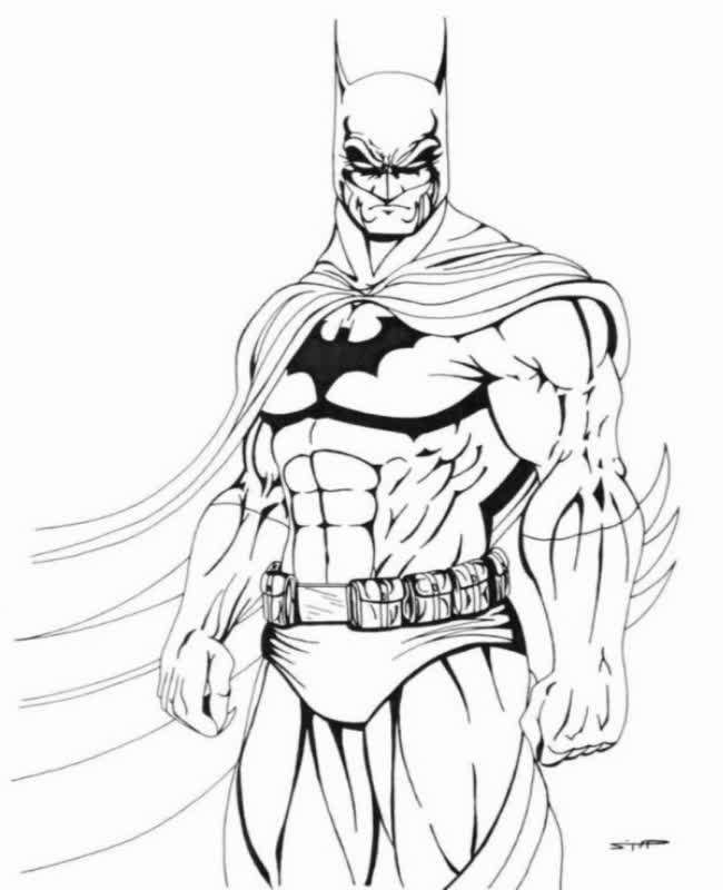 Batman coloring page free and online coloring